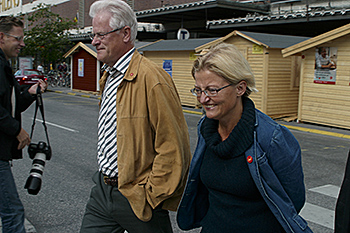 Ingvar Carlsson och Anna Lindh. AiP Media - Fotograf: Ulla Richter